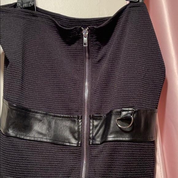 4 items under $25 for $50  Black dress with leather buckle belts - Picture 2 of 6